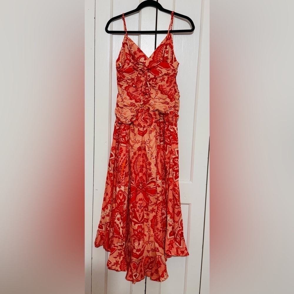 FARM Rio Jaipur Crossover Linen Blend Maxi Sundress - Picture 6 of 11